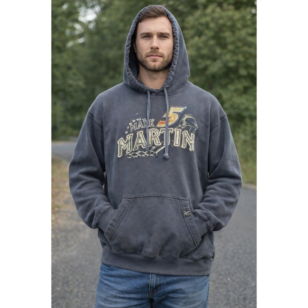 Chase Nascar Hoodie Sweatshirt Men's Size XL #5 Mark Martin GoDaddy.com Black